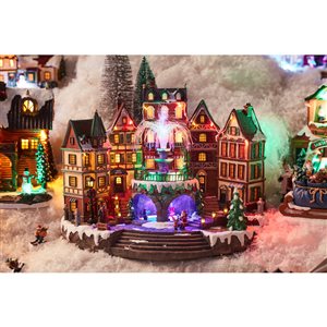 Holiday Living Animated Village Scene | Lowe's Canada