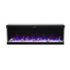 Napoleon Trivista Pictura 50-in Black 3-Sided Electric Wall Mount Fireplace