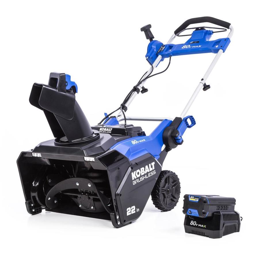 Kobalt 80V 22in Snow Thrower w/1 X 5AH Battery and 4A Charger