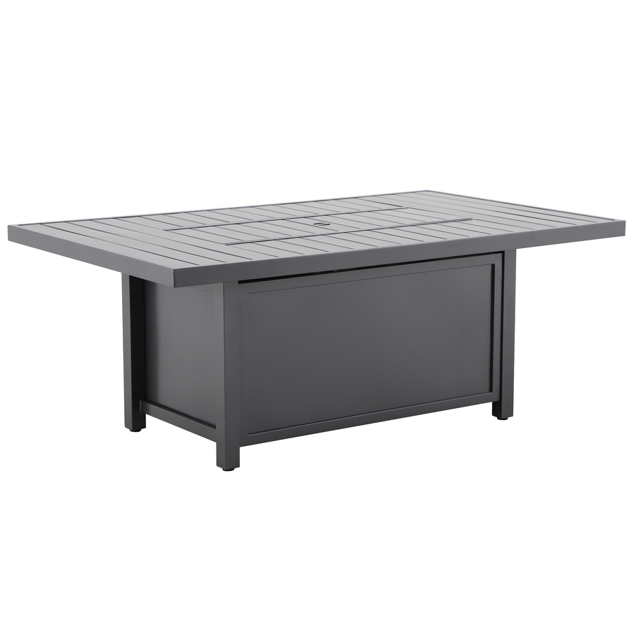 Image of Creative Outdoor Solutions 64in Rectangle Slat Fire Table