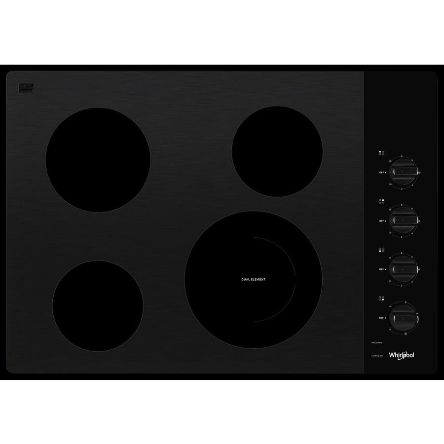 Image of Whirlpool 30-in 5-Element Electric Cooktop (Black)