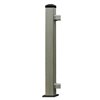 Leadvision (Common: 3-in x 3-in x 4-ft; Actual: 3.5 x 3.5 x 49.0) ELEGANCE PLUS GRAY Composite Deck Post