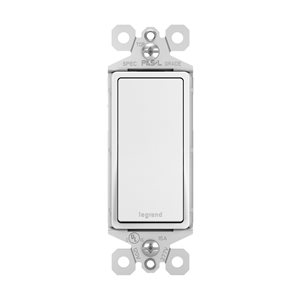 Legrand 15-Amp White 3-Way Decorator Switch