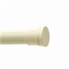 Style Selections 72-in Bone Zinc Adjustable Shower Rod