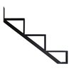 Pylex Collection 11 3-Steps Aluminum Stair Riser Black- 7-1/2 In. x 10-1/4 In.