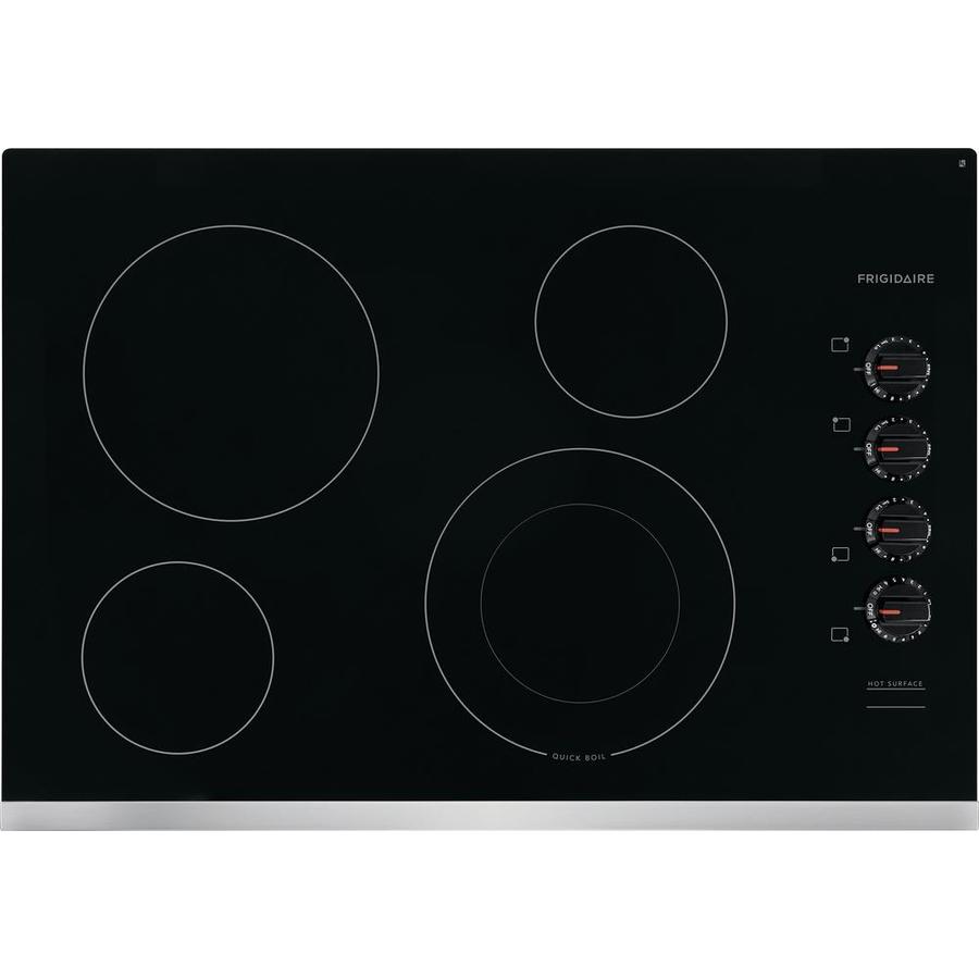 Image of Frigidaire 30-in 4-Element Smooth Surface (Radiant) Electric Cooktop (Black)