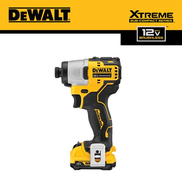 parts Huddle trunk DEWALT XTREME 12-Volt Max Variable Speed Brushless Cordless Impact Driver  (Charger and 2-Batteries Included) | Lowe's Canada
