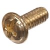 Hillman #4-40 Brass Pan-Head Slotted Standard (SAE) Machine Screw (6-Count)