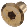 Hillman 1/4-in-20 Brass Plated Standard (SAE) Joint Connector Nut (4-Pack)