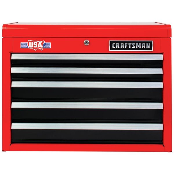 2000 Series 26-in 5-Drawer Tool Chest (red) CMST98214RB Craftsman