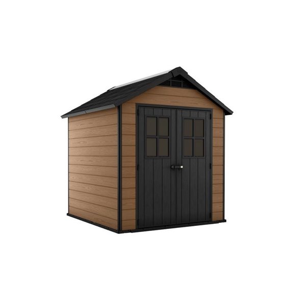 Keter Newton 757 Outdoor Storage Shed, Keter Fusion Shed Shelves
