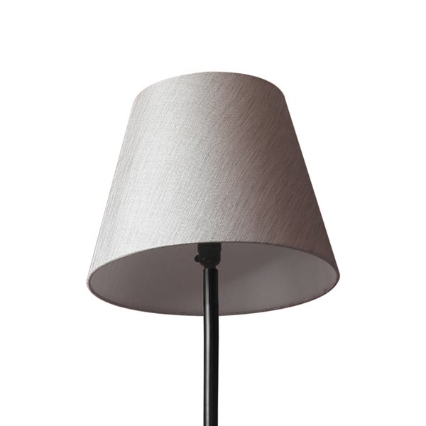 Allen Roth 1 Light Floor Lamp With 2, Grey Herringbone Table Lamp Shade