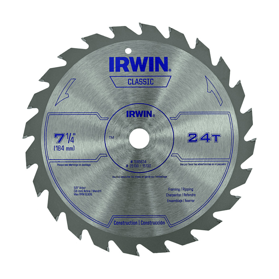 Irwin 9" Carbide Tipped Circular Saw Blade 30 Teeth 30mm 25mm 16mm Arbor 15160 