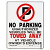Hillman 19-in x 15-in Parking Sign