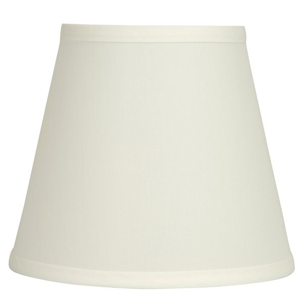 White Fabric Cone Lamp Shade, Clip On Light Shades Canada