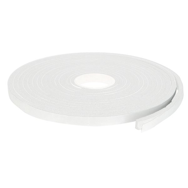 Climaloc CLOSED CELL FOAM TAPE 3/16-in x 3/8-in x 17ft WHITE