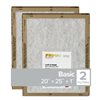 Filtrete  Flat Panel Air Filter, FPL03-2PK-24, 20 in x 25 in x 1 in (50,8 cm x 63,5 cm x 2,54 cm), 2 Per Pack