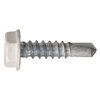 Hillman #8 x 9/16-in Zinc-Plated Hex Washer-Head Slotted Standard SAE Sheet Metal Screw 100-pack