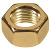 Hillman #10-24 Brass Standard SAE Hex Nuts 3-Pack