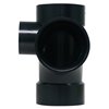 3-in x 3-in x 3-in x 2-in Dia. ABS Sanitary Tee Fitting L/Side