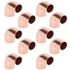 Bow 1/2-in 90-Degree Copper Female Elbow (10-Pack)