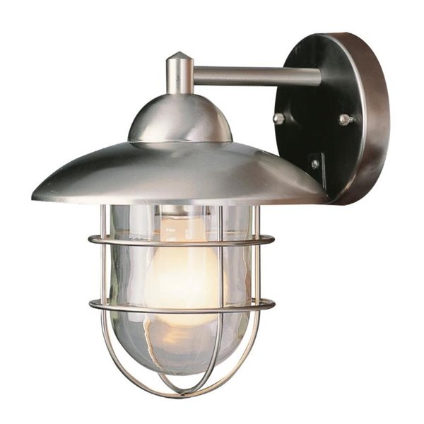 Portfolio 10 25 In Steel Stainless, Outdoor Sconce Lights Canada