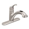 Moen Renzo Stainless Steel 1 Handle Deck Mount Pull-Out Residential Kitchen Faucet