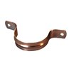 1/2-in Dia. Copper Plated Steel 2-Hole Pipe Strap (5-Pack)