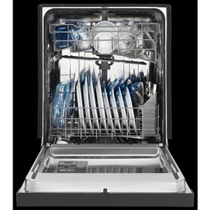 Maytag 24-in 50-Decibel Built-in Dishwasher with Front Controls (Black
