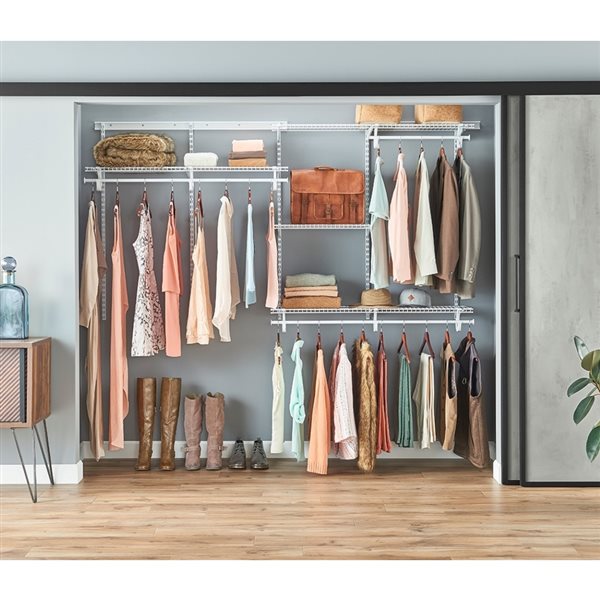 Shelftrack Closet Organizer Kit, Closetmaid Wardrobe Cabinets