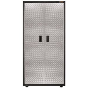Gladiator Series Name 36-in W x 72-in H x 18-in D Steel Freestanding or Wall-Mount Garage Cabinet