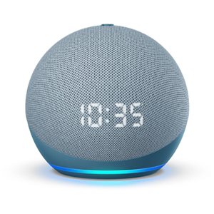 Amazon - Echo Dot (4Th Gen) Smart Speaker with Clock and Alexa - Twilight Blue