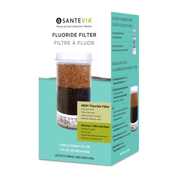 Santevia Water Systems Fluoride Filter, Santevia Water Filter Countertop Models