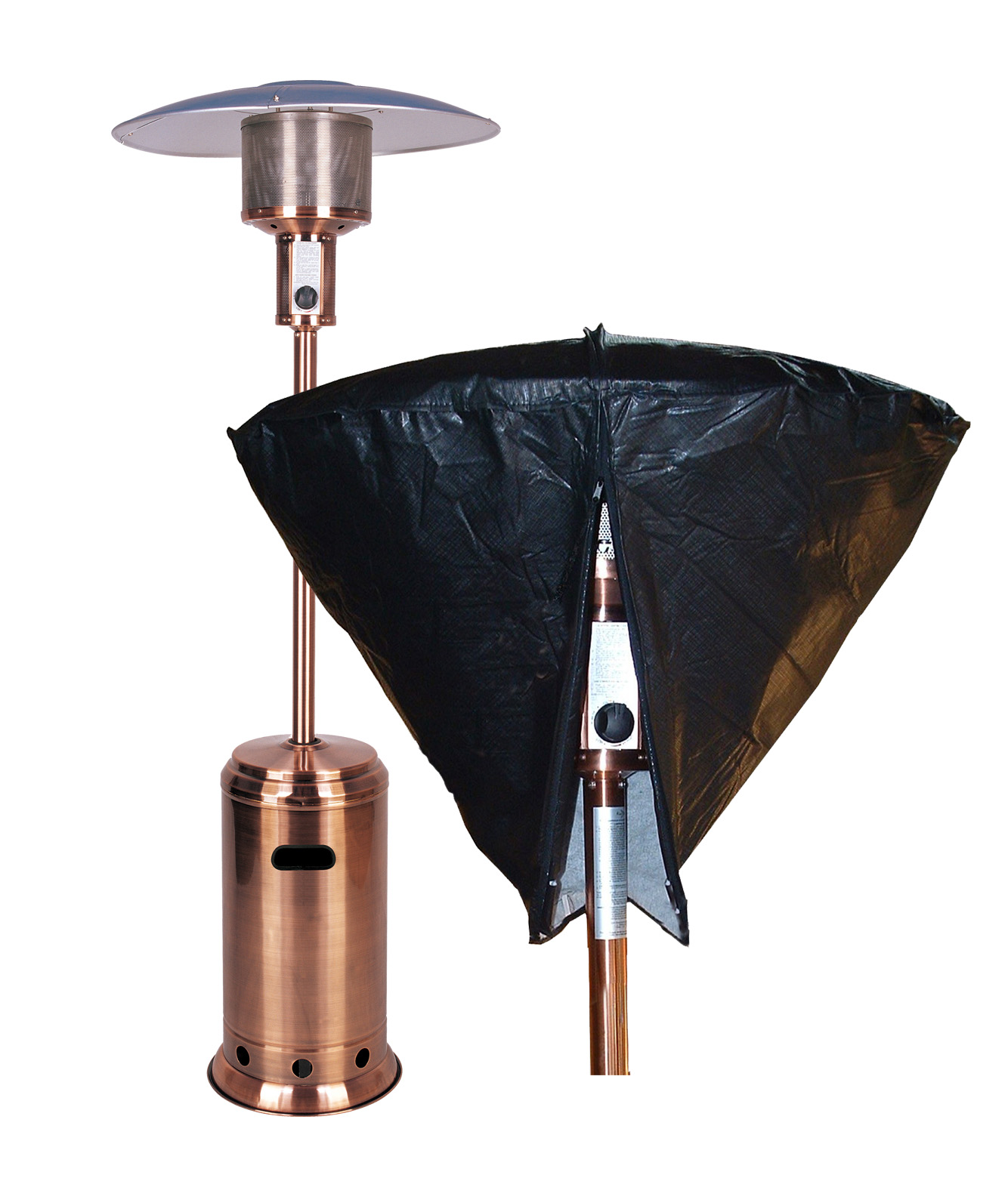 Image of Paramount Black Outdoor Patio Heater Head Cover