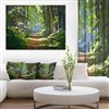 Designart Canada Forest Morning Print on Canvas 30-in x 40-in