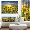 Designart Canada Sunflower 30-in x 40-in Canvas Wall Art