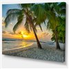 Designart Canada Beach in Barbados 30-in x 40-in Wall Art