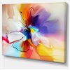 Designart Canada Creative Flower in Multiple Colours Canvas Art 30-in x 40-in