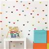 ADzif Hearts 2- in x 2- in Peel and Stick Wall Decal
