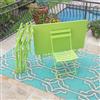 Starsong Zena 5-Piece Lime Green Foldable Outdoor Bistro Set