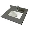 GEF Bathroom Vanity Countertop, 25-in Calypso Grey Quartz