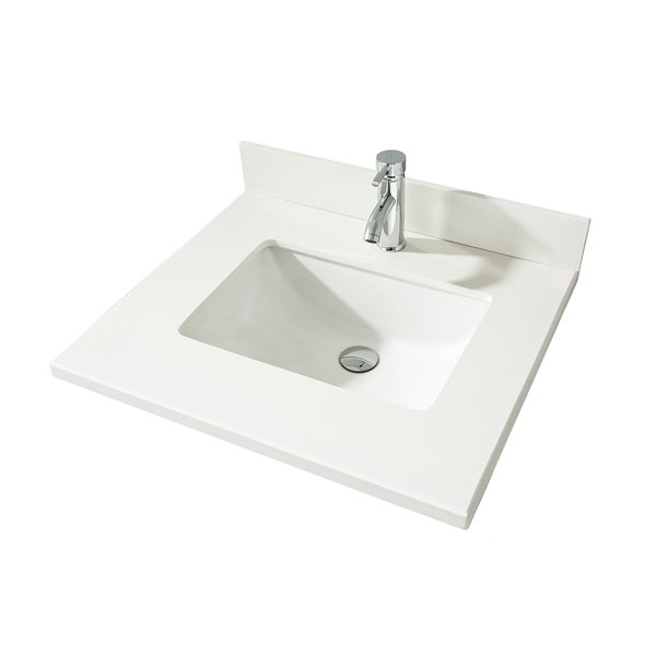 Gef Bathroom Vanity Countertop 25 In, Bathroom Vanity Countertops With Sink Canada