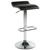 Worldwide Home Furnishings Black Adjustable Height Faux Leather Bar Stool (Set of 2)