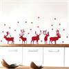ADzif Christmas Wall Decal - Reindeer - 4.1' x 1.4'