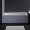 Jade Bath Zen 60-in White Alcove Tub with Right Drain