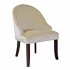 CorLiving Antonio Soft Cream Velvet Accent Chair