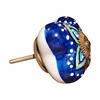Natural by Lifestyle Brands Handpainted Blue/Green/Turquoise Ceramic Knobs (12 Pack)