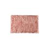 Luxe Hudson Faux Sheepskin 2-ft x 3-ft Dusty Rose Indoor Area Rug