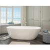 A&E Bath & Shower Sequana Freestanding Bathtub - 71-in - Glossy White