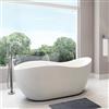 A&E Bath & Shower Axel-NF Freestanding Bathtub - 68-in - White